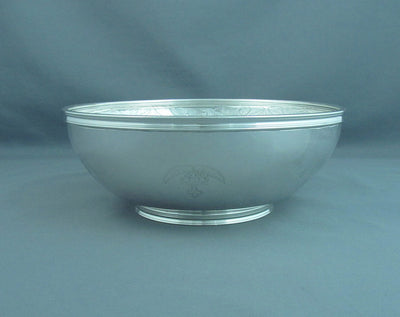 Tiffany Art Deco Sterling Silver Bowl - JH Tee Antiques