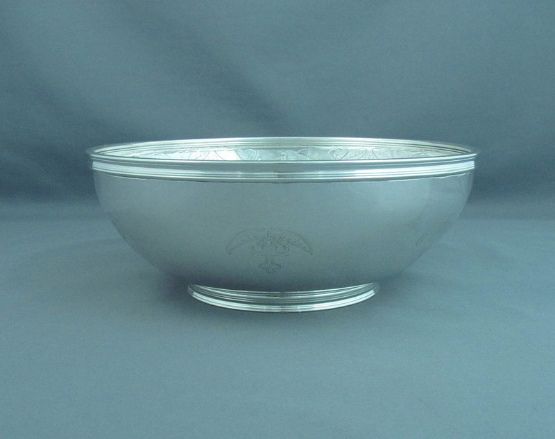 Tiffany Art Deco Sterling Silver Bowl - JH Tee Antiques