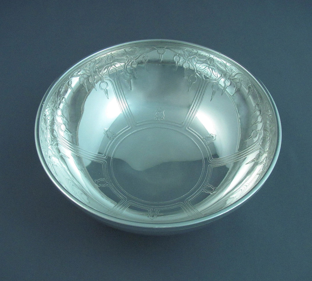 Tiffany Art Deco Sterling Silver Bowl - JH Tee Antiques