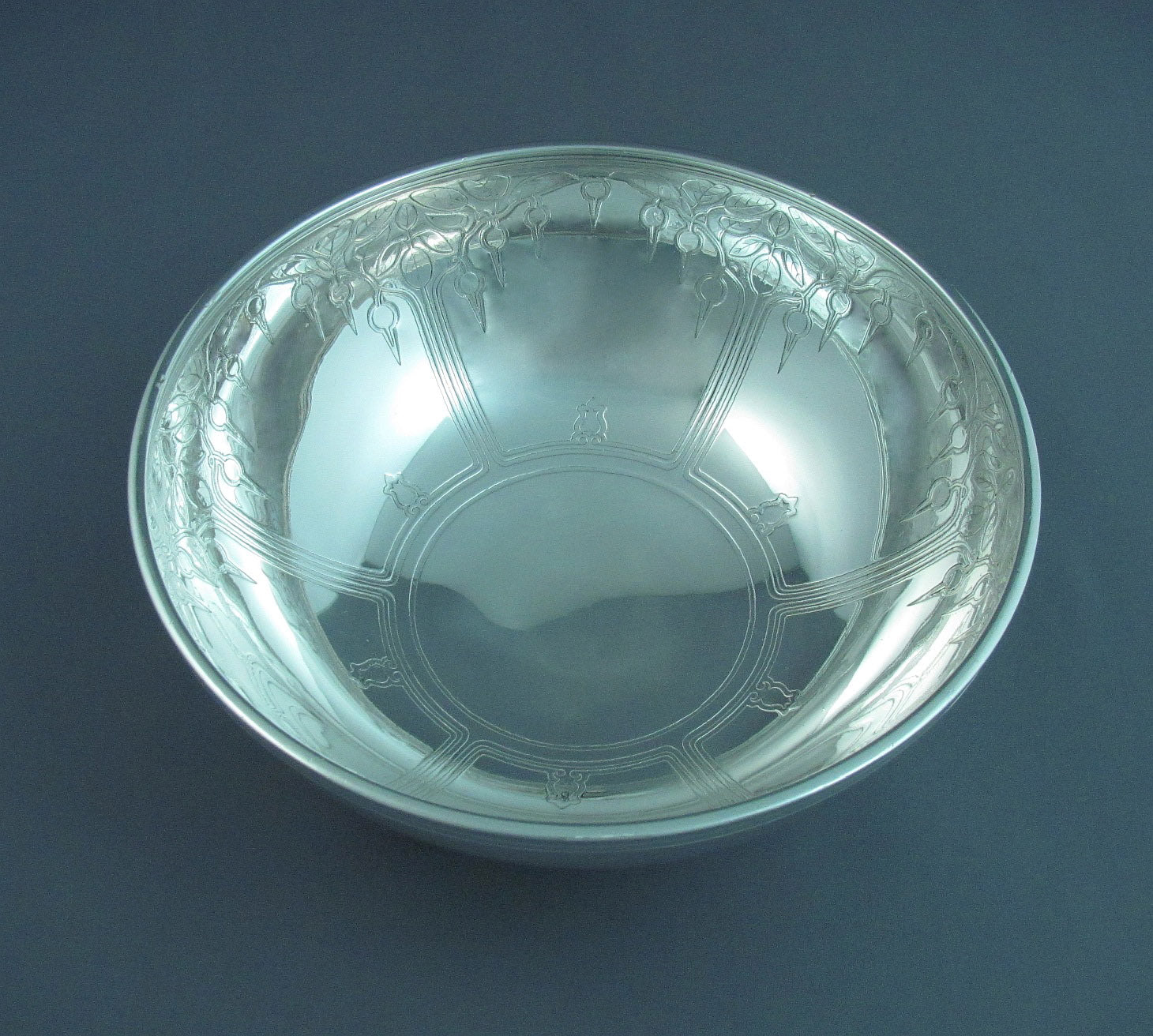 Tiffany Art Deco Sterling Silver Bowl - JH Tee Antiques
