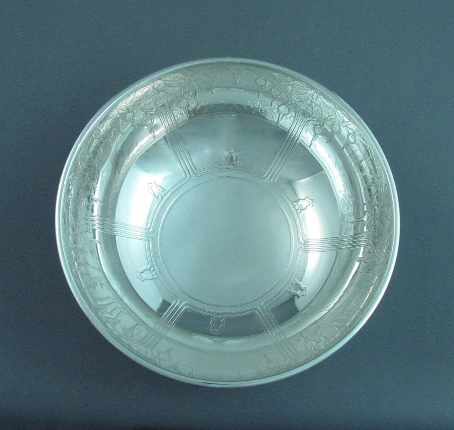 Tiffany Art Deco Sterling Silver Bowl - JH Tee Antiques