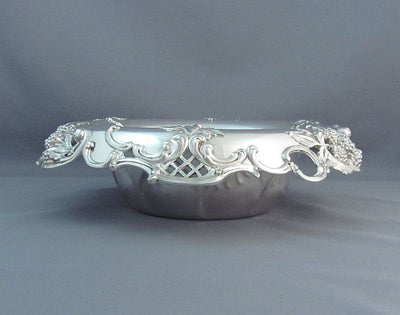 Tiffany Sterling Silver Blackberry Pattern Bowl - JH Tee Antiques