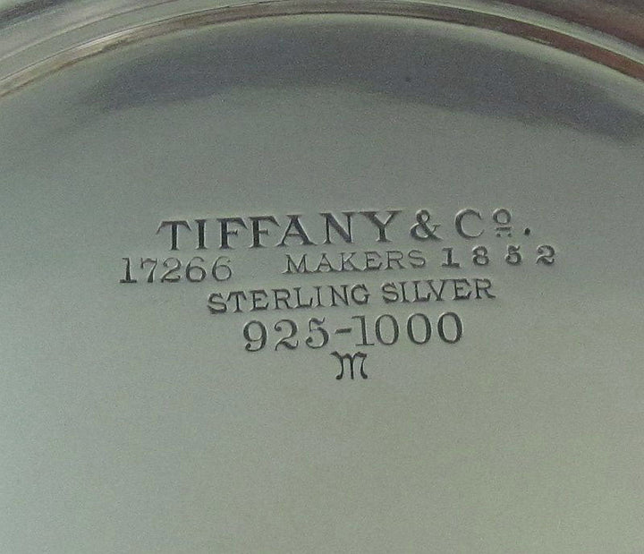Tiffany Sterling Silver Cake Plate - JH Tee Antiques