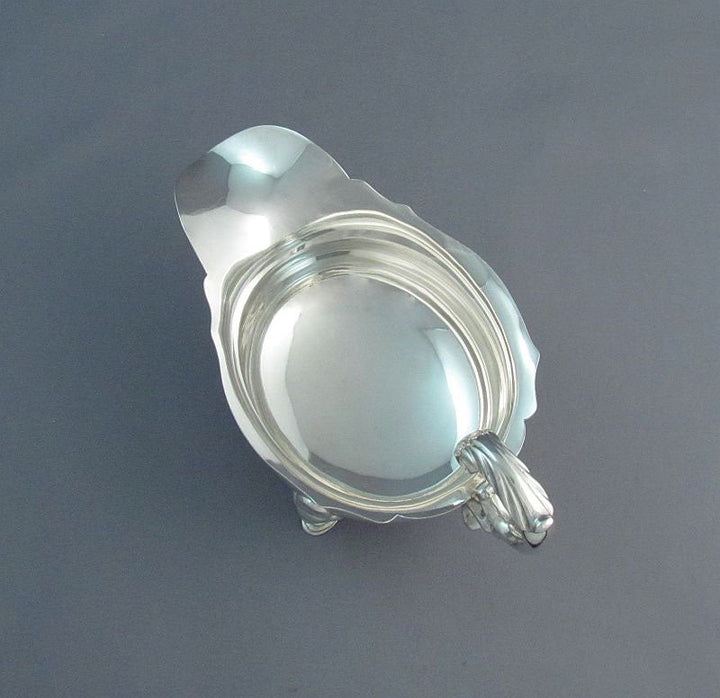 Pair of Tiffany Sterling Silver Sauce Boats - JH Tee Antiques