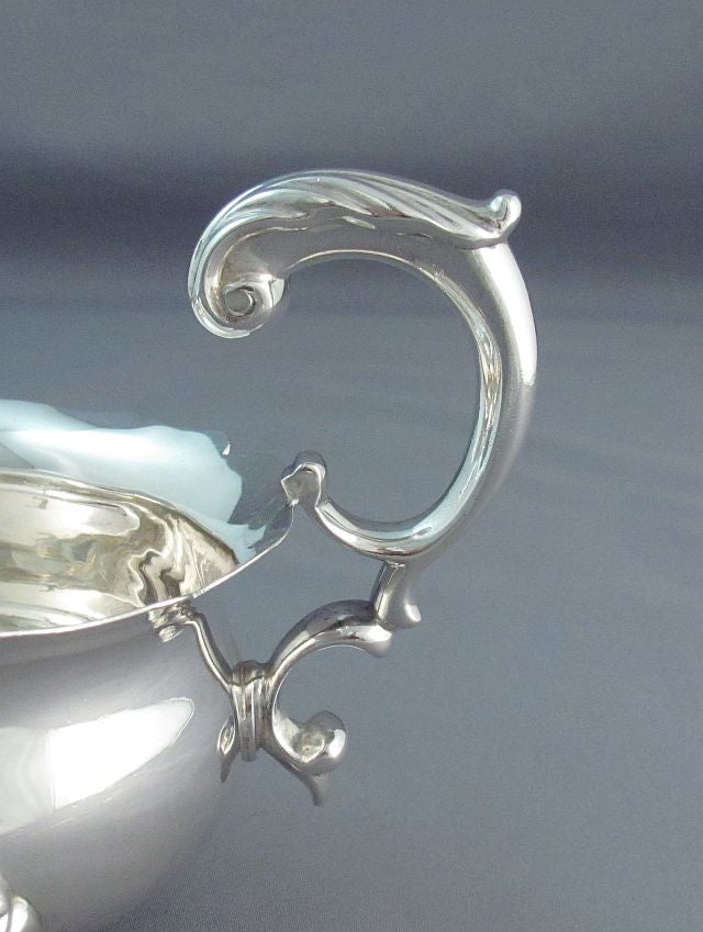 Pair of Tiffany Sterling Silver Sauce Boats - JH Tee Antiques