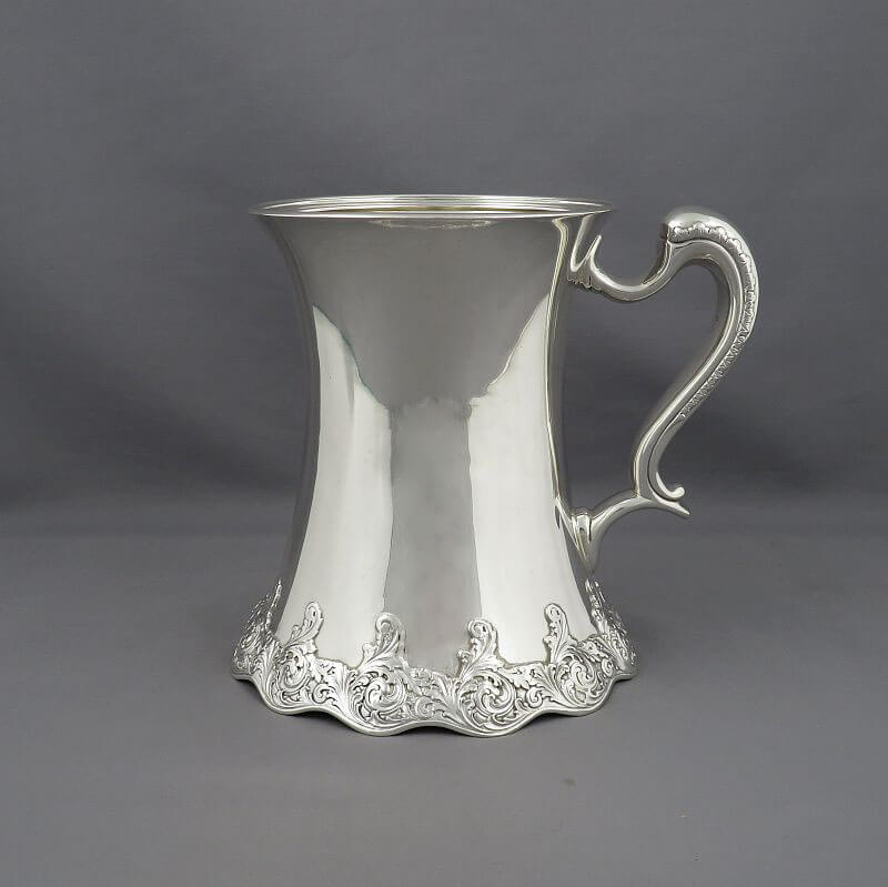 Large Tiffany Sterling Silver Mug - JH Tee Antiques