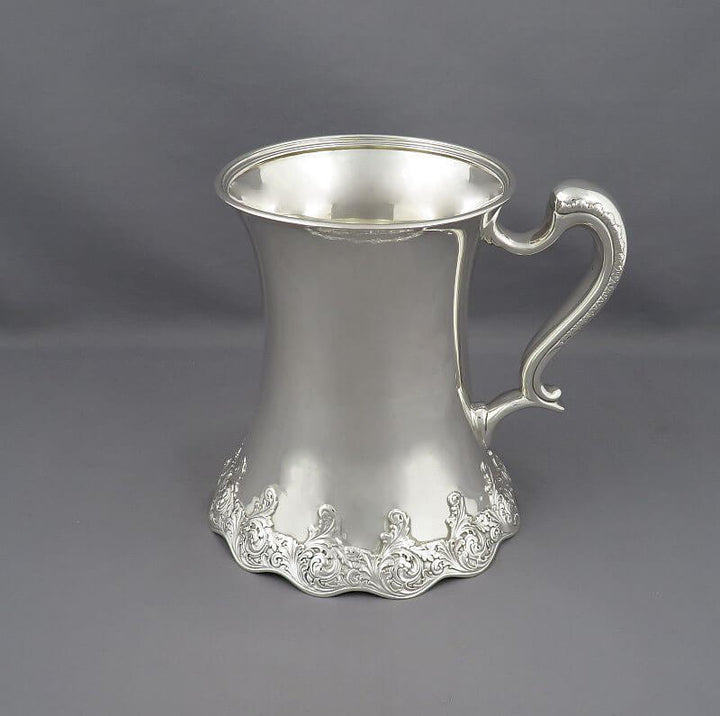 Large Tiffany Sterling Silver Mug - JH Tee Antiques