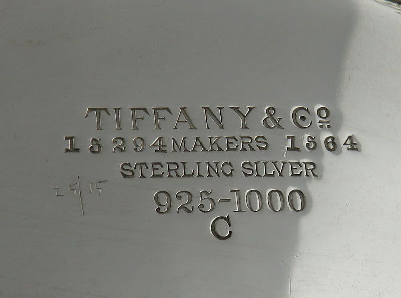 Large Tiffany Sterling Silver Mug - JH Tee Antiques