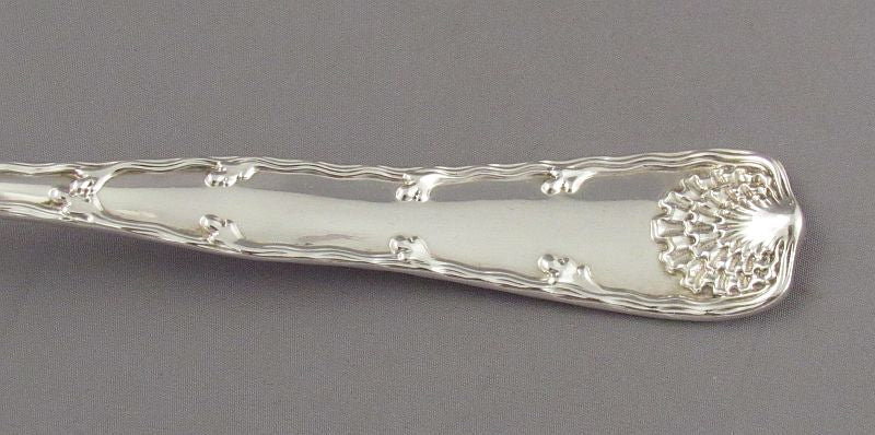 Tiffany Wave Edge Salad Servers - JH Tee Antiques