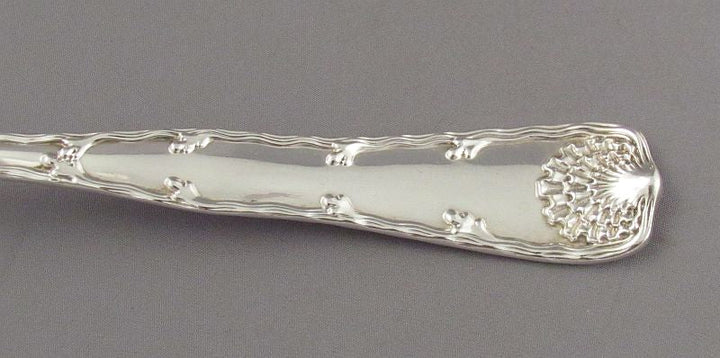 Tiffany Wave Edge Salad Servers - JH Tee Antiques