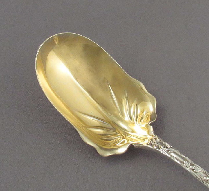 Tiffany Wave Edge Salad Servers - JH Tee Antiques