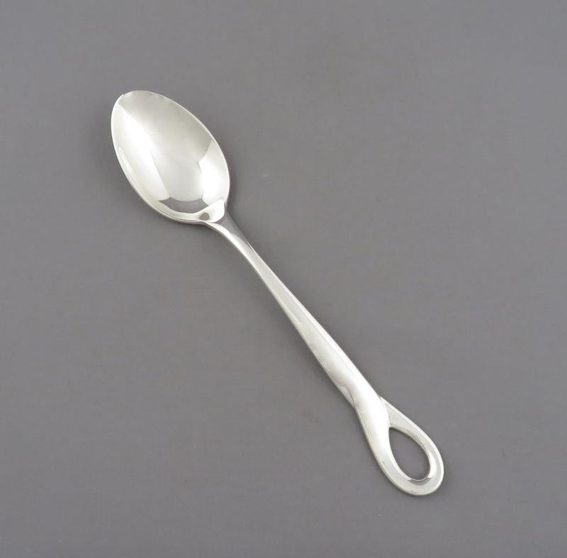 Tiffany Elsa Perreti Sterling Silver Dessert Spoon - JH Tee Antiques