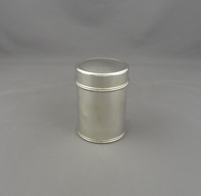 Tiffany Sterling Silver Canister - JH Tee Antiques
