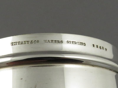 Tiffany Sterling Silver Canister - JH Tee Antiques