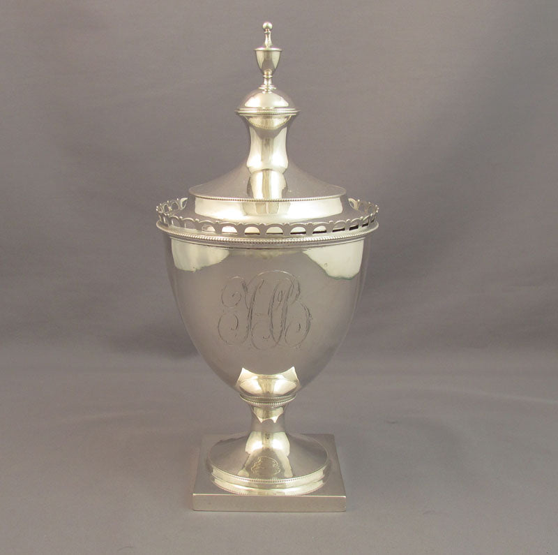 American Silver Sugar Vase - JH Tee Antiques