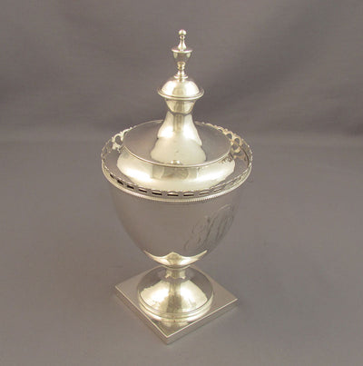 American Silver Sugar Vase - JH Tee Antiques