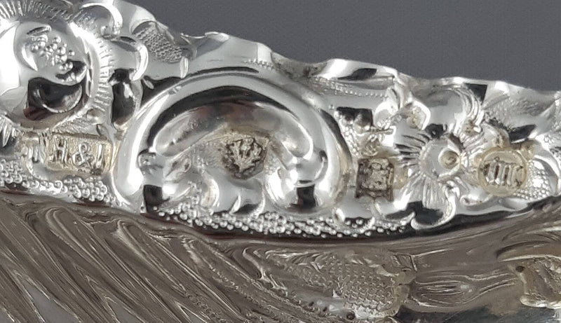 Victorian Sterling Silver Bon Bon Dishes - JH Tee Antiques