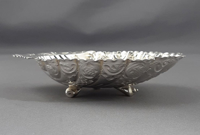 Victorian Sterling Silver Bon Bon Dishes - JH Tee Antiques