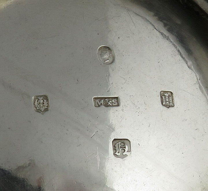 Scottish Victorian Sterling Silver Comport - JH Tee Antiques