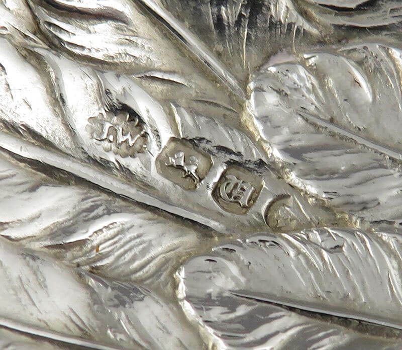 Victorian Silver Eagles Wing Caddy Spoon - JH Tee Antiques