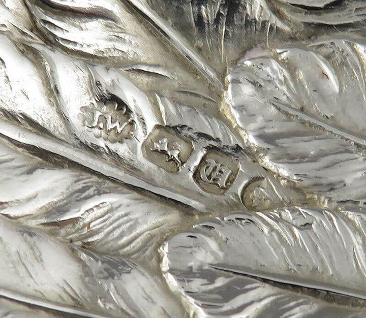 Victorian Silver Eagles Wing Caddy Spoon - JH Tee Antiques