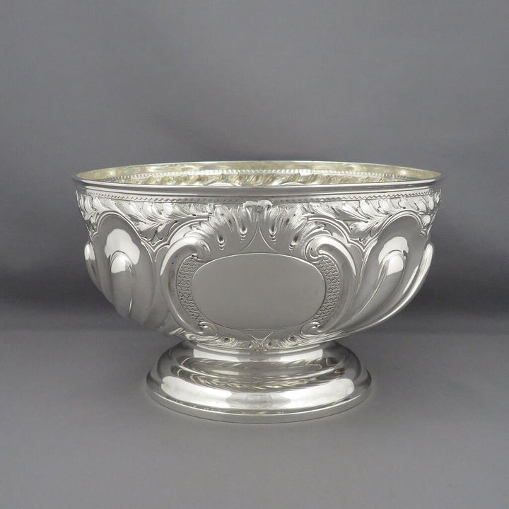 Late Victorian Sterling Silver Bowl - JH Tee Antiques