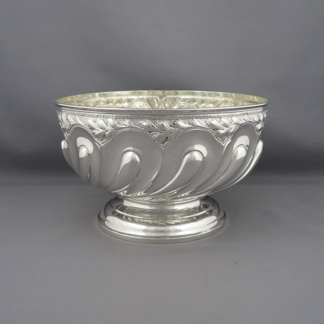 Late Victorian Sterling Silver Bowl - JH Tee Antiques