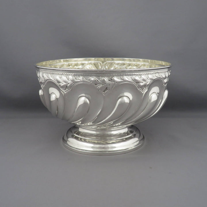 Late Victorian Sterling Silver Bowl - JH Tee Antiques