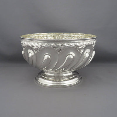 Late Victorian Sterling Silver Bowl - JH Tee Antiques