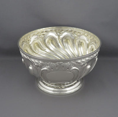 Late Victorian Sterling Silver Bowl - JH Tee Antiques
