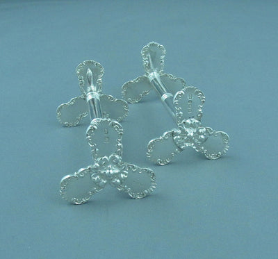 Victorian Sterling Silver Knife Rests - JH Tee Antiques