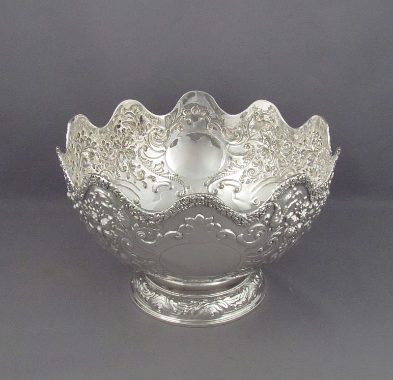 Antique Sterling Silver Rose Bowl - JH Tee Antiques