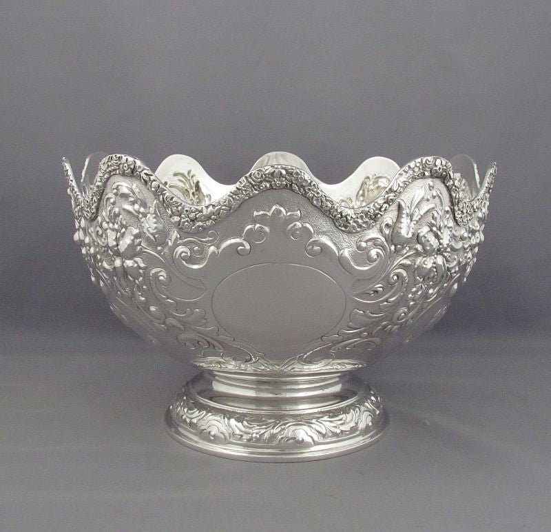 Antique Sterling Silver Rose Bowl - JH Tee Antiques