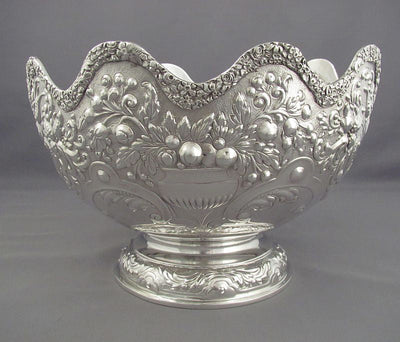 Antique Sterling Silver Rose Bowl - JH Tee Antiques