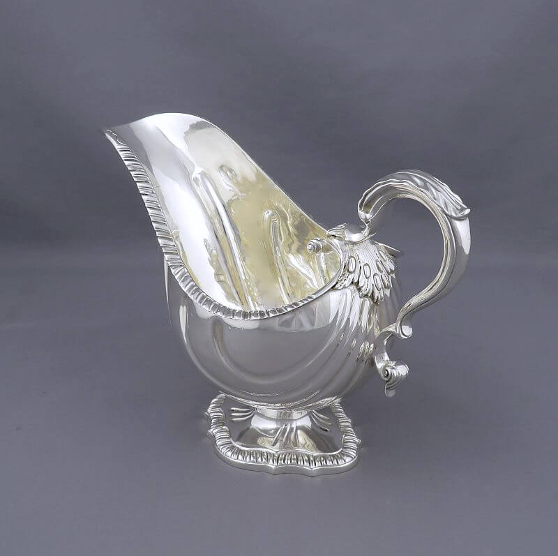 Victorian Sterling Silver Sauce Boats - JH Tee Antiques