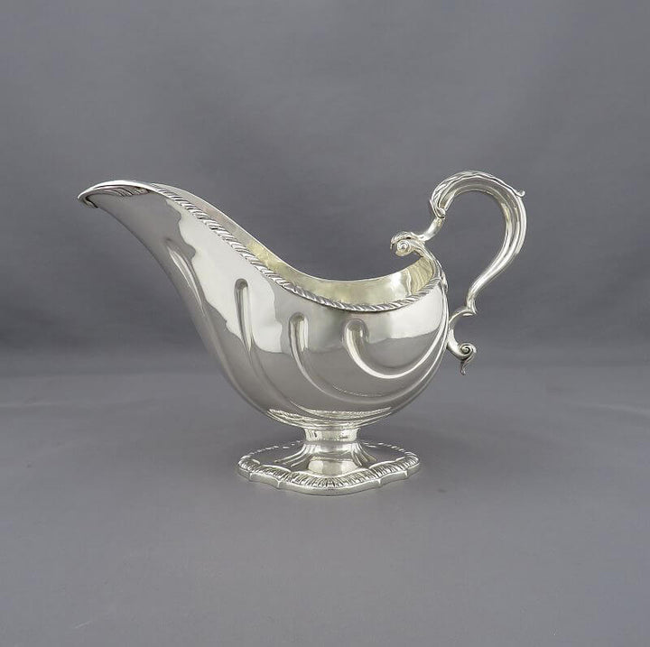 Victorian Sterling Silver Sauce Boats - JH Tee Antiques