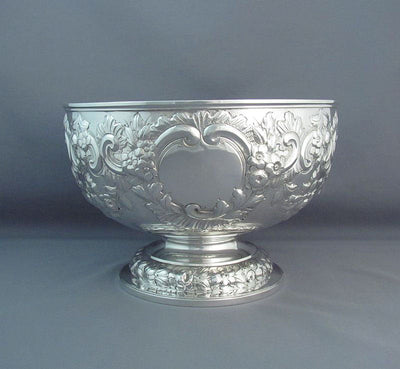 Victorian Sterling Silver Table Bowl - JH Tee Antiques