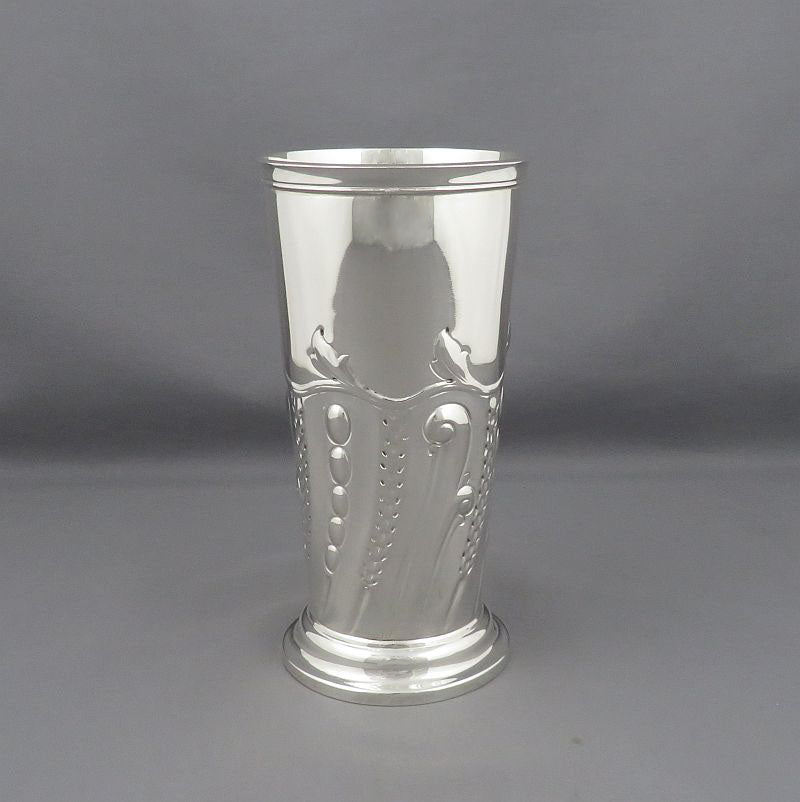 Victorian Sterling Silver Vase - JH Tee Antiques
