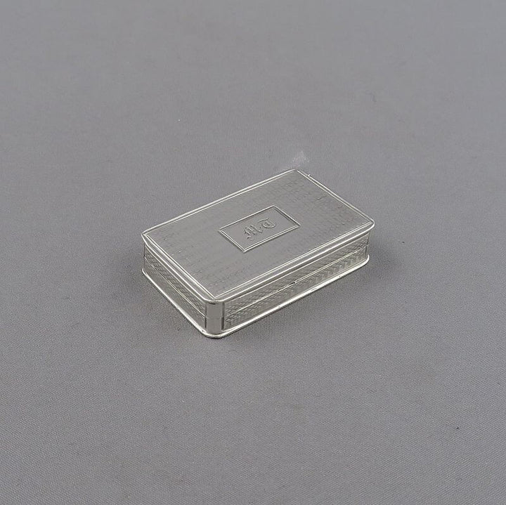 Victorian Sterling Silver Vinaigrette - JH Tee Antiques