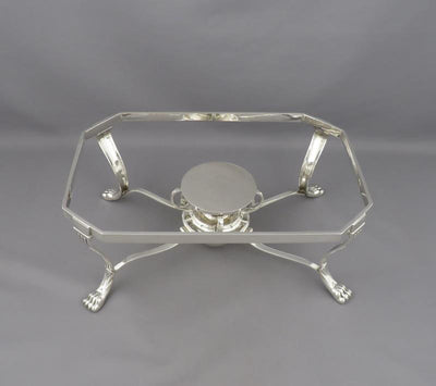Victorian Sterling Silver Chafing Dish - JH Tee Antiques