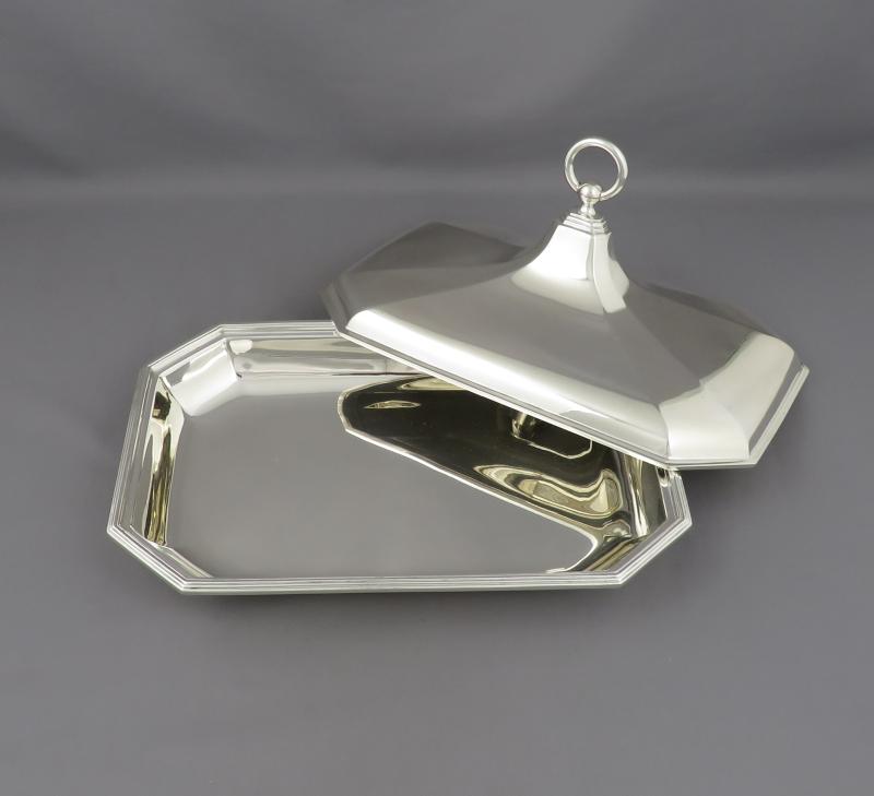 Victorian Sterling Silver Chafing Dish - JH Tee Antiques