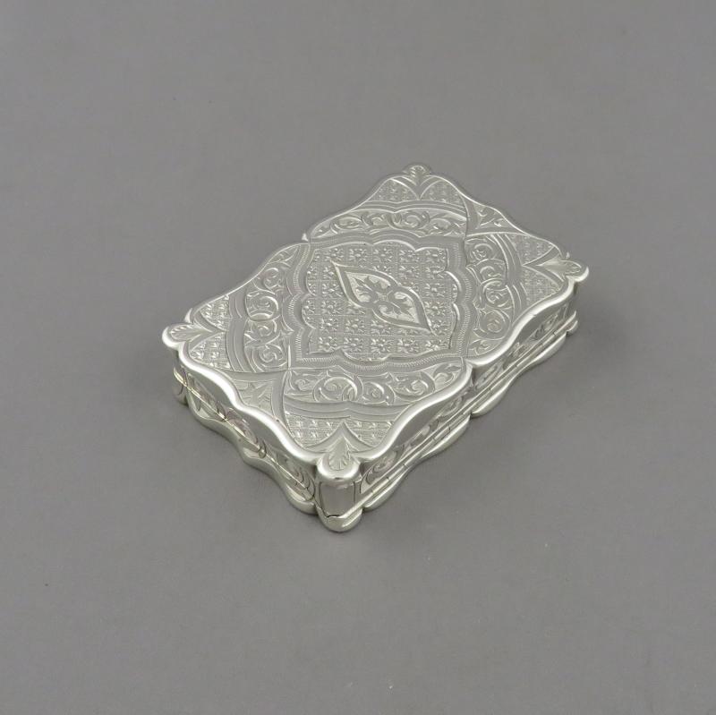 Victorian Silver Snuff Box - JH Tee Antiques