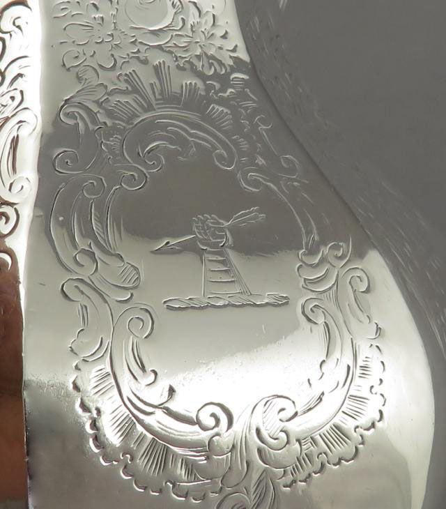 Victorian Silver Cream Jug - JH Tee Antiques