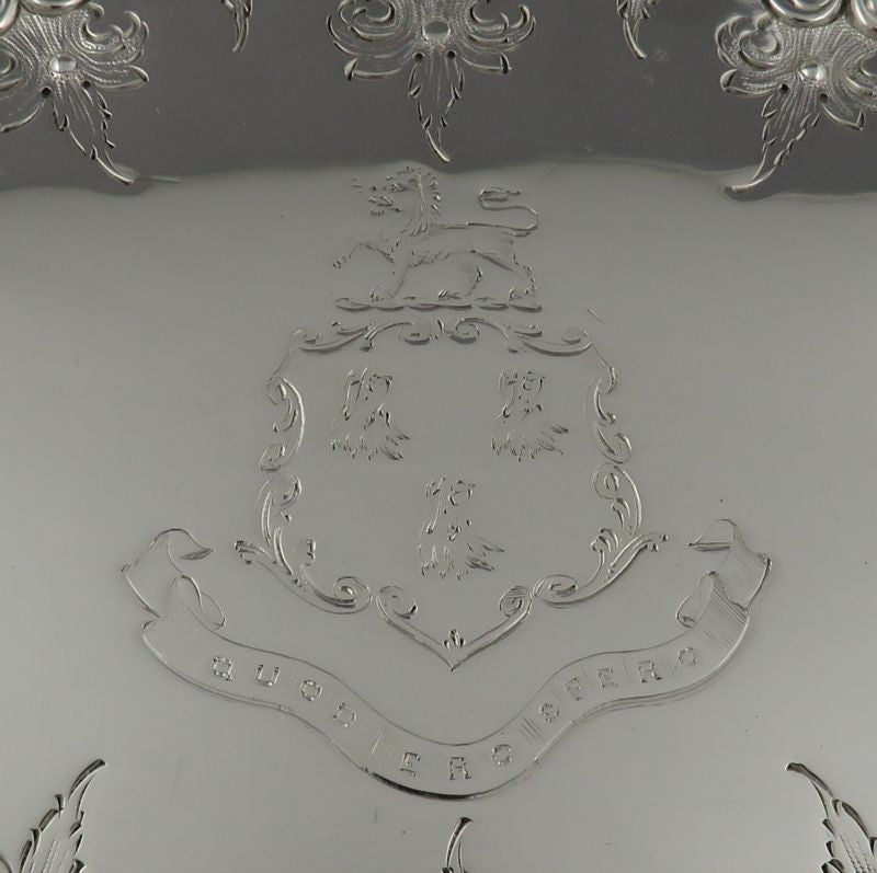 Pair of Victorian Sterling Silver Dessert Dishes - JH Tee Antiques