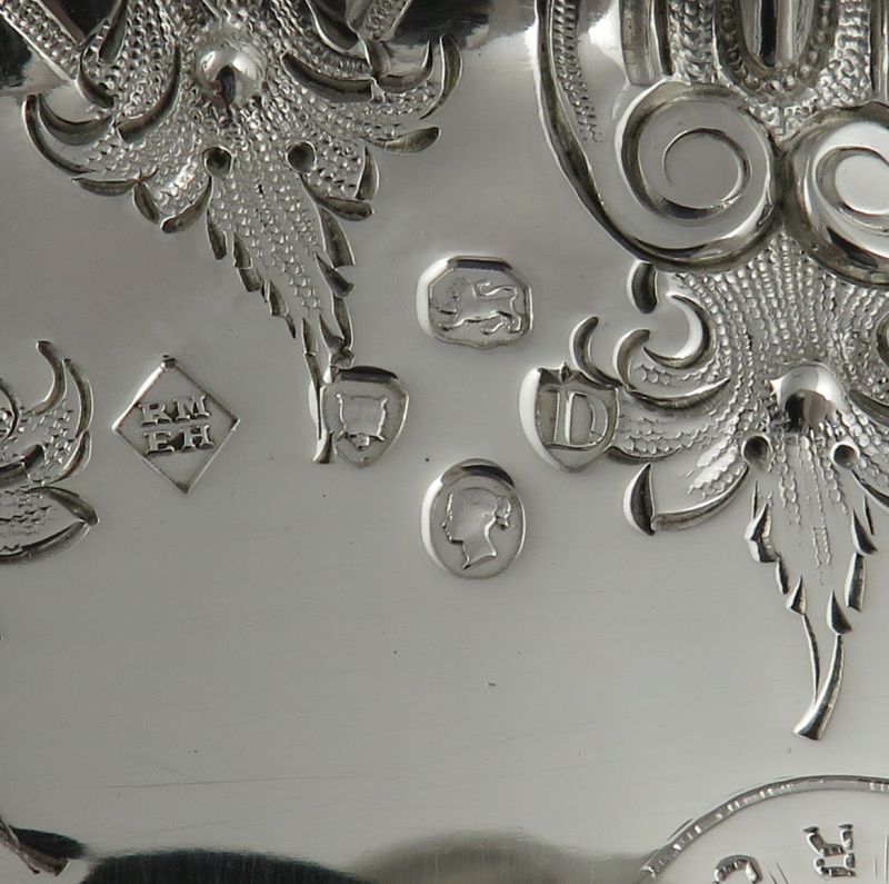 Pair of Victorian Sterling Silver Dessert Dishes - JH Tee Antiques