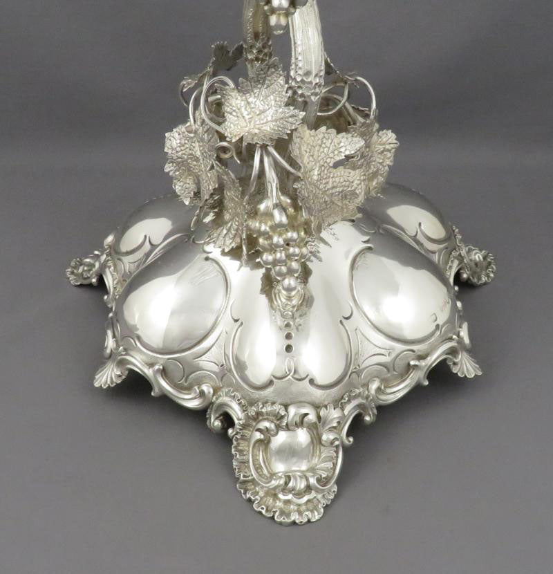 Victorian Sterling Silver Dessert Stand - JH Tee Antiques