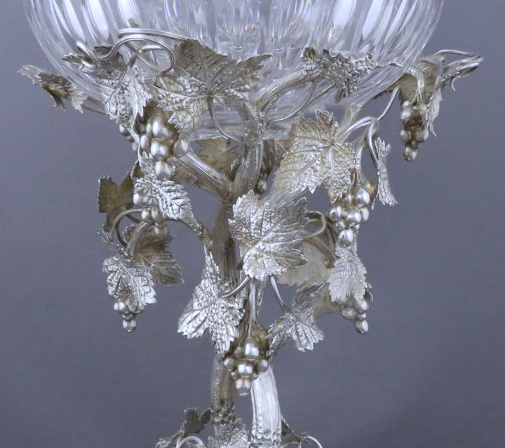 Victorian Sterling Silver Dessert Stand - JH Tee Antiques