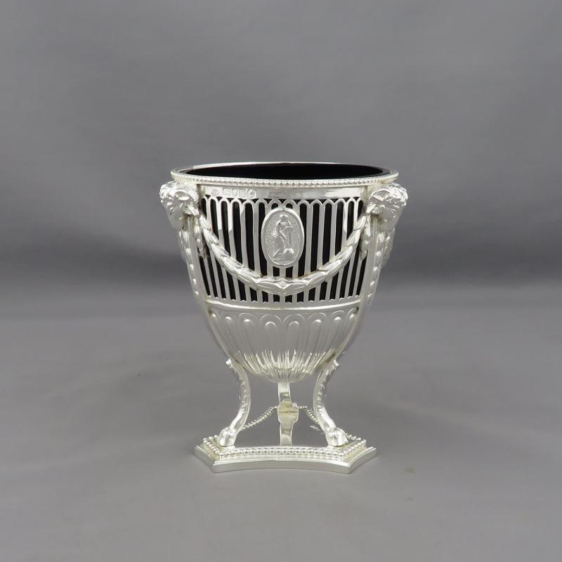 Victorian Sterling Silver Sugar Vase - JH Tee Antiques