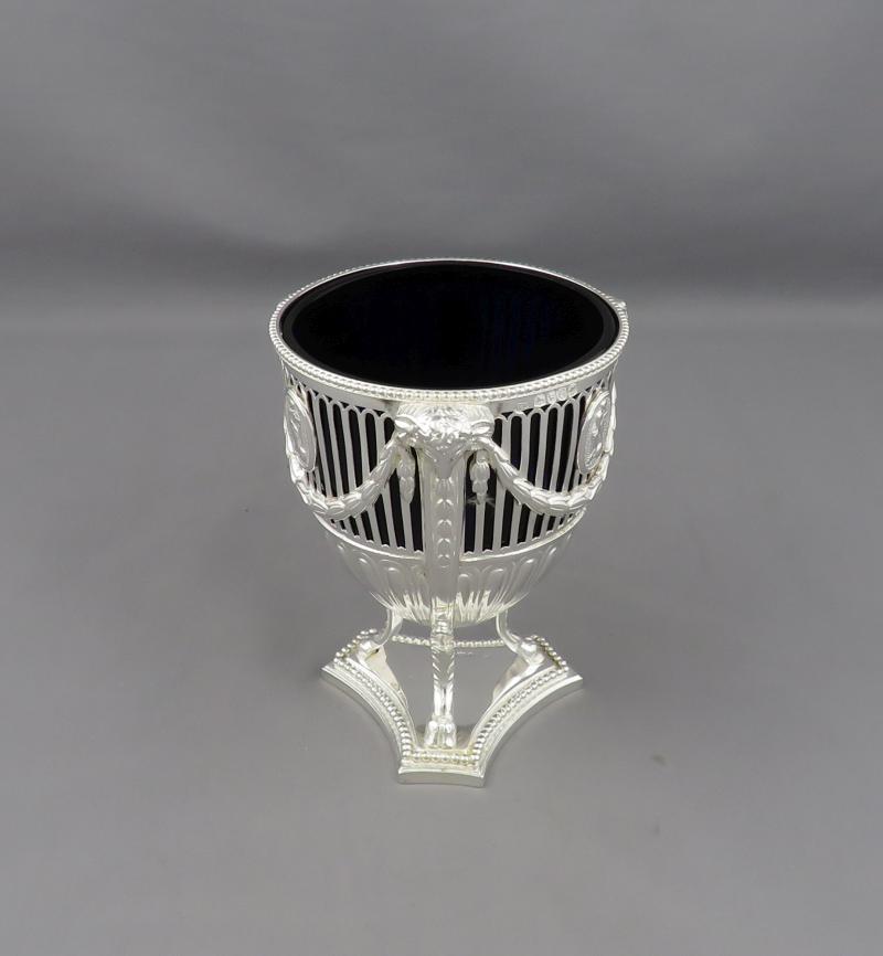 Victorian Sterling Silver Sugar Vase - JH Tee Antiques