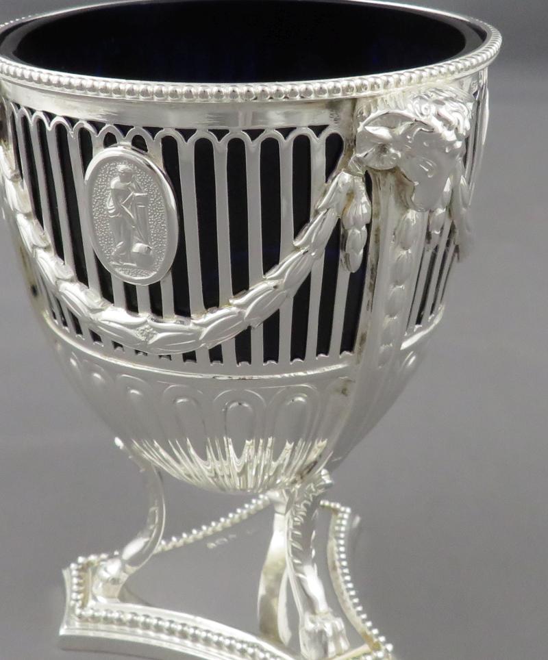 Victorian Sterling Silver Sugar Vase - JH Tee Antiques